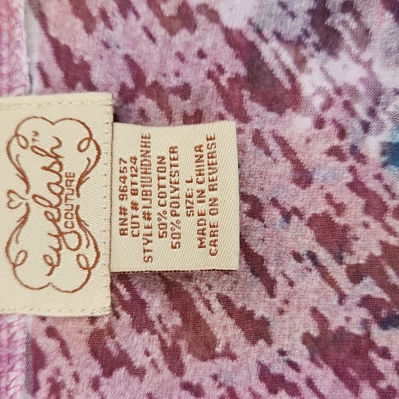 Colorful Long Sleeve Top, Thin, Large - Picture 3 of 6